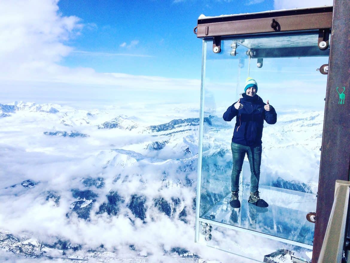 mont blanc glass box