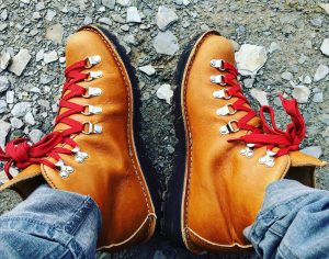 vintage hiking boots