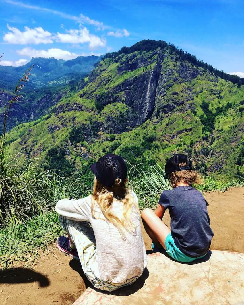 places to visit in Ella Sri Lanka with kids climb little Adams peak