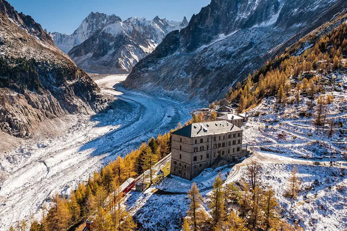 chamonix ice caves mer de glace