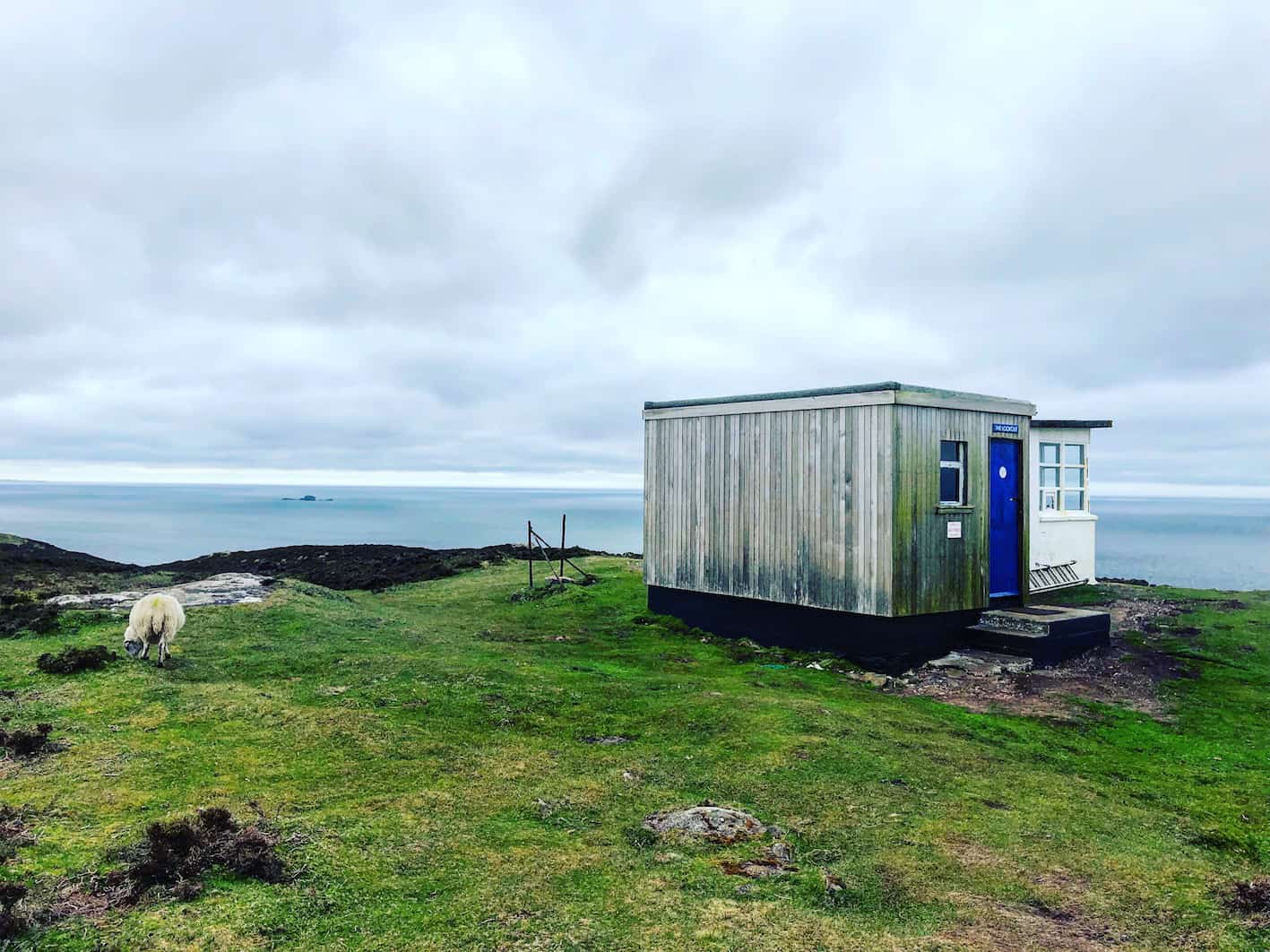 former coastguard tower turned into a highland bothy