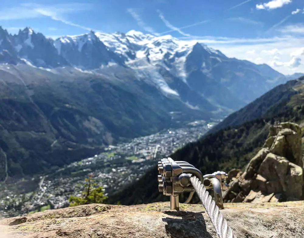 via ferrata chamonix valley