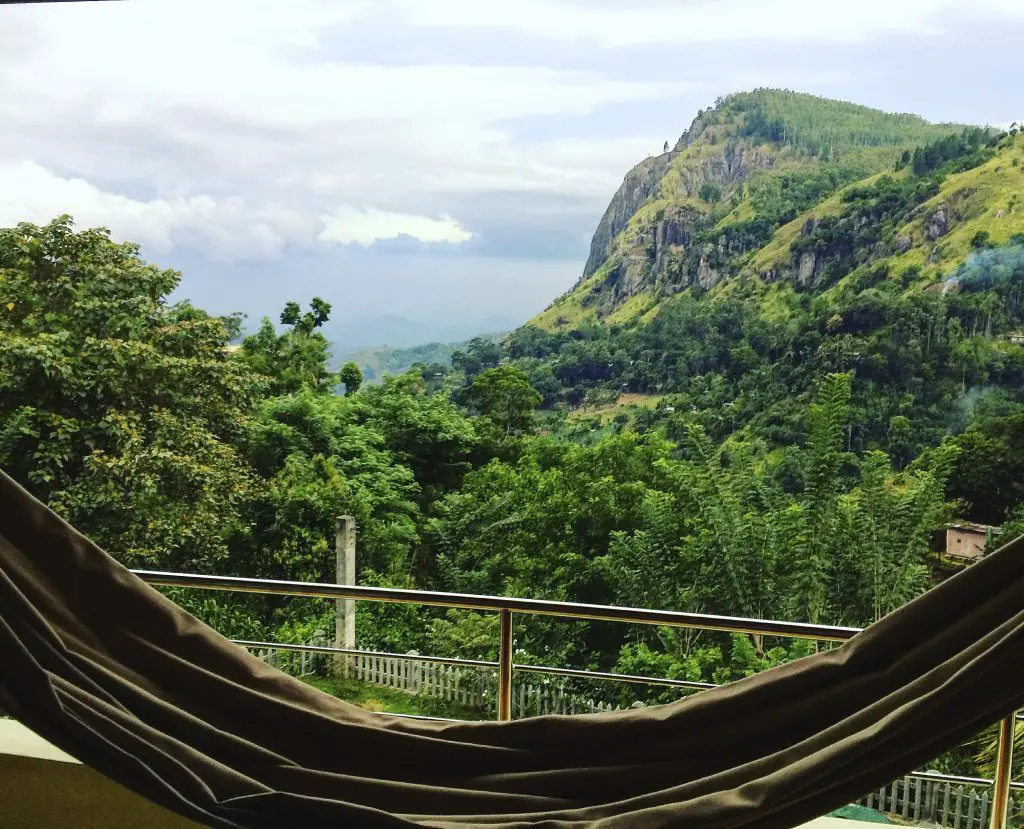 View of Ellas Rock Sri Lanka