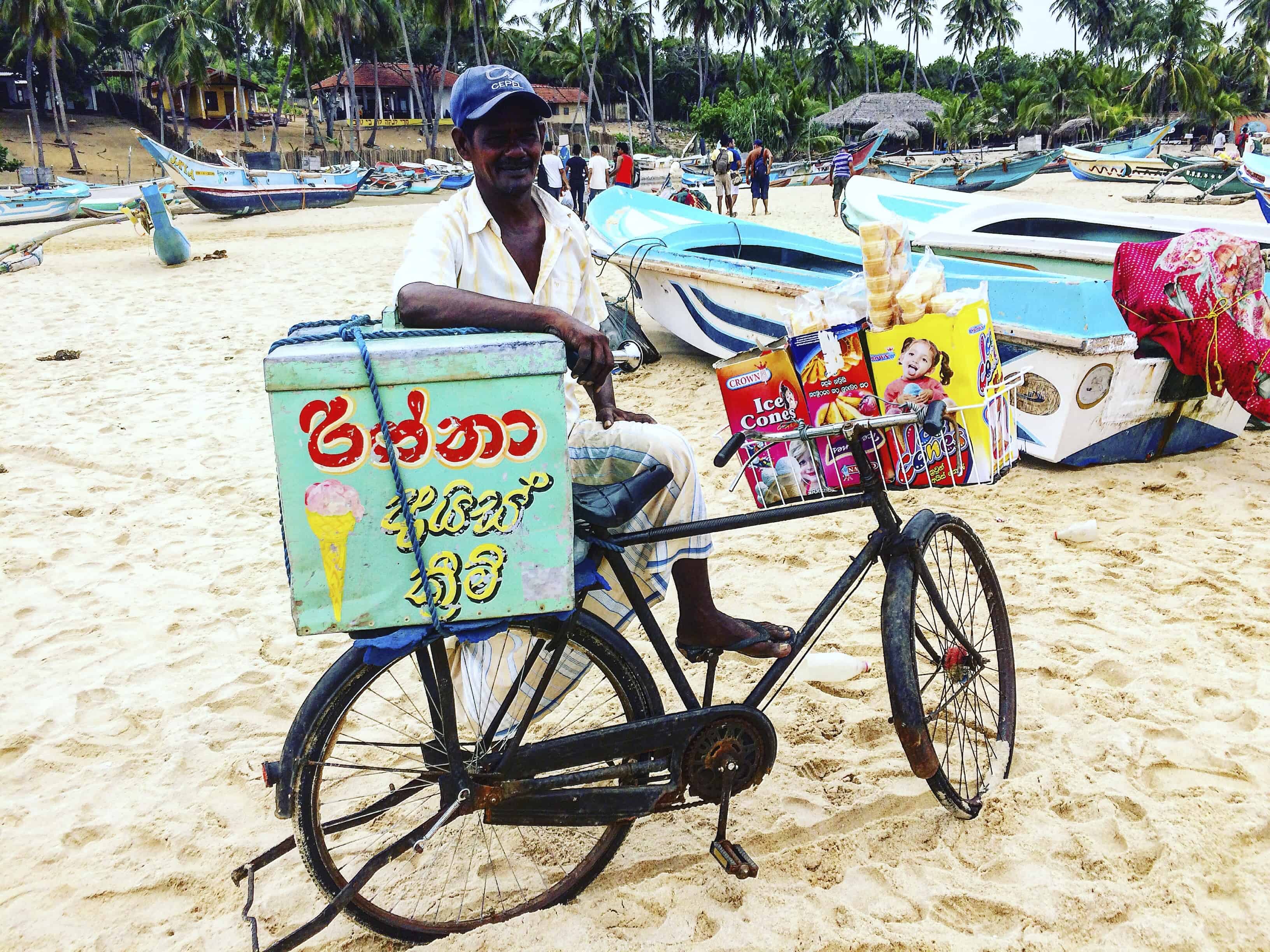 ice cream seller Sri Lanka