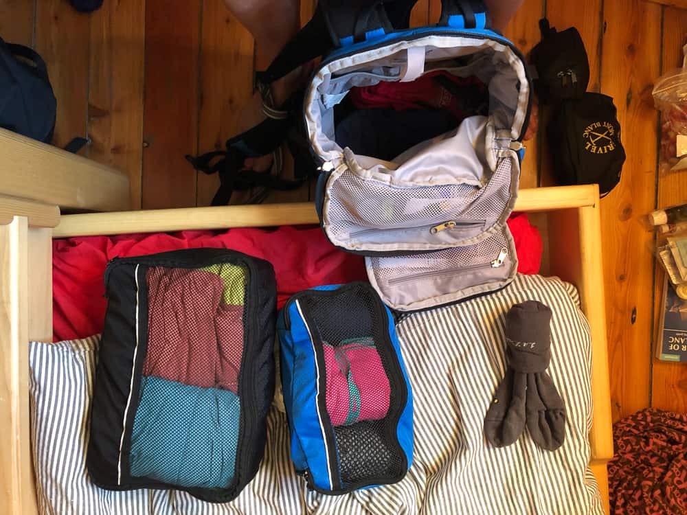 packing cubes