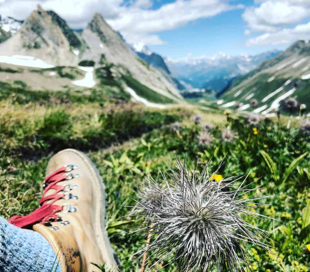 vintage hiking boots