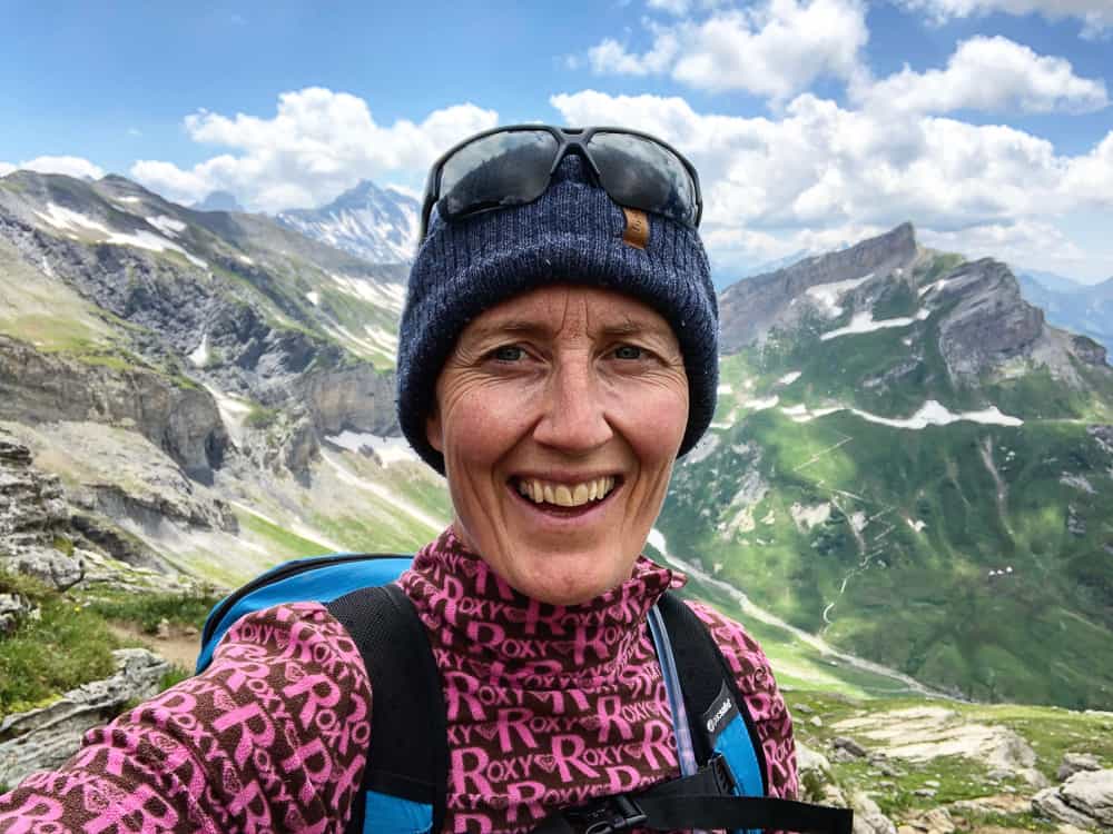 hiking in the alps
