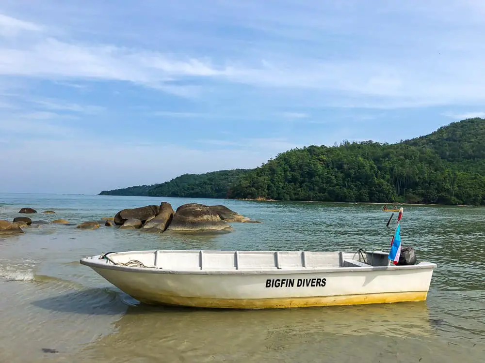 Big Fin Divers dive resort boat