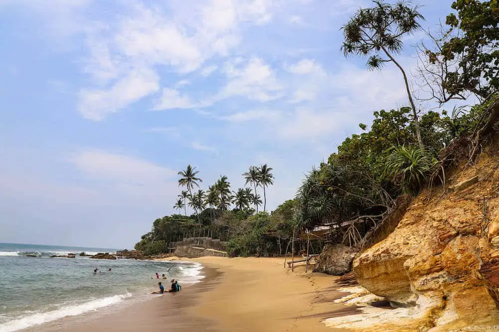 secret beach Sri Lanka