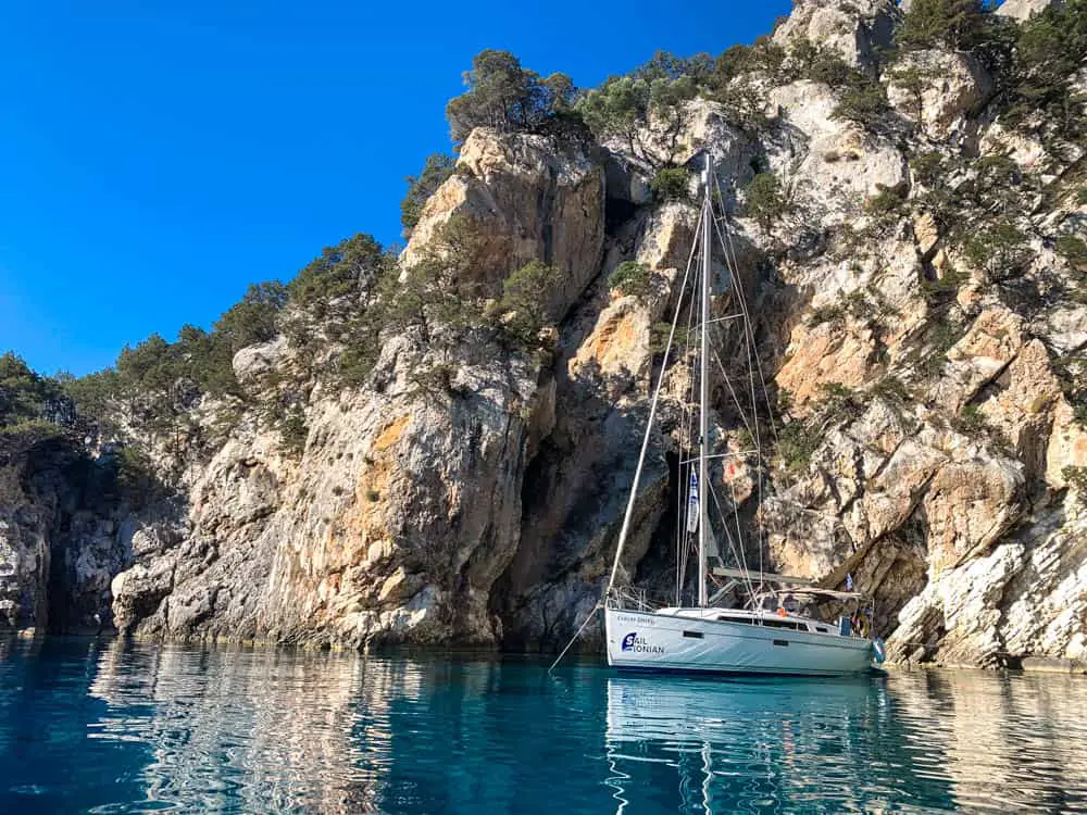 sailing the Mediterranean 